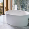Rhondamay round freestanding tub