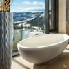 Imperia large freestanding tub for two people