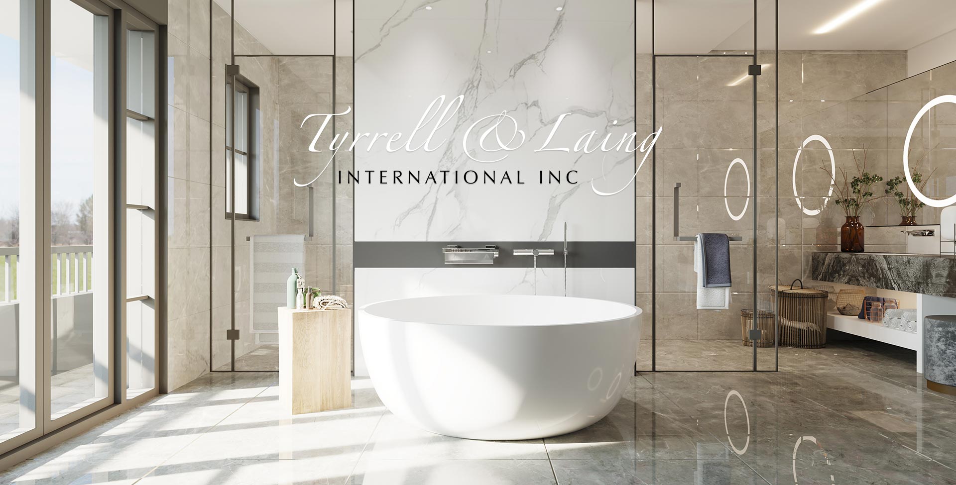 Contemporary freestanding tubs from Tyrrell & Laing
