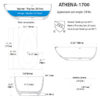 Athena Freestanding Bathtub - Image 4