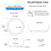 Atlantique Round Bathtub - Image 4