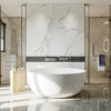 Atlantique round freestanding bathtub