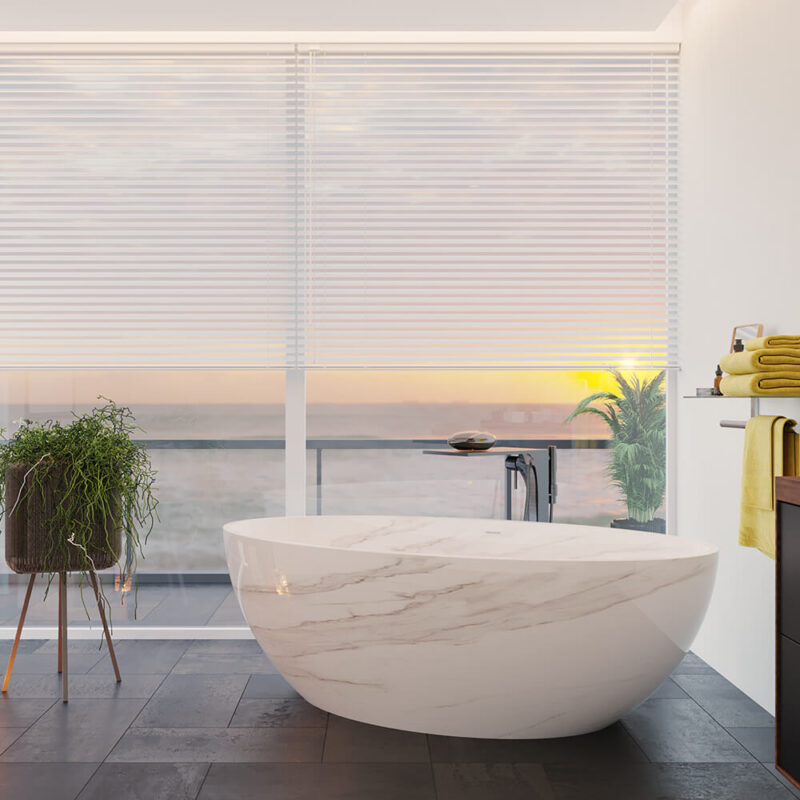 luxury freestanding bathtub in calcutta finish