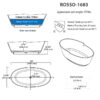 Rosso Soaker Bathtub - Image 3
