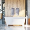 freestanding rectangular bathtub