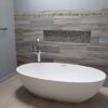 stone resin freestanding soaker tub