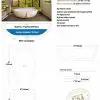Imperia Large Freestanding Bathtub - Image 3