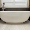small freestanding soaker tub