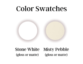 color swatch for deluxe bathtubs