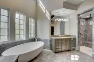 newly remodeled bathroom
