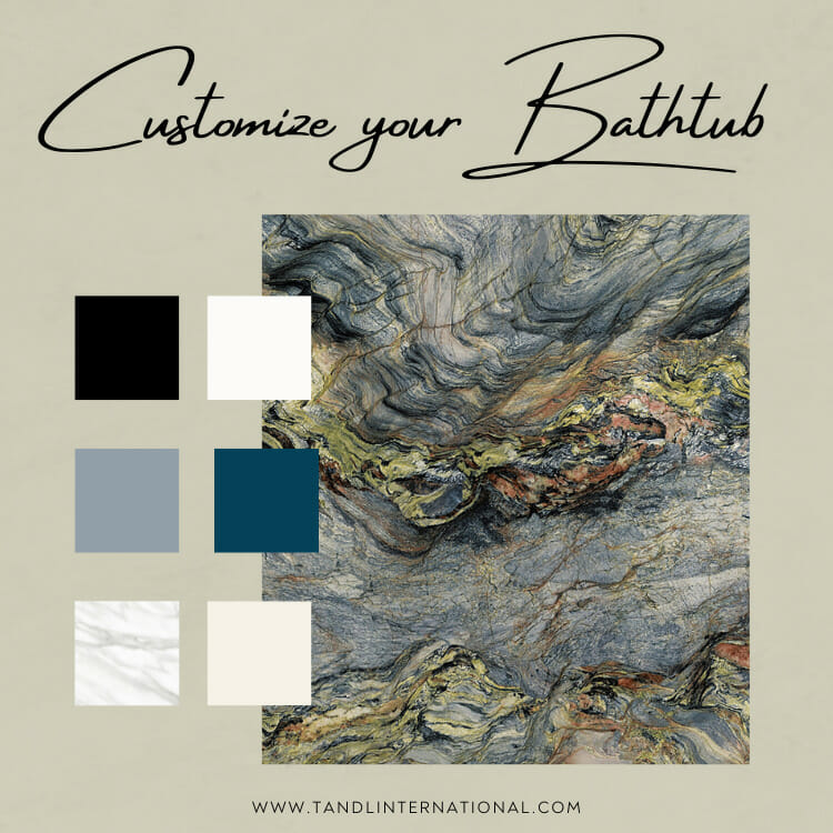 custom bathtub colors