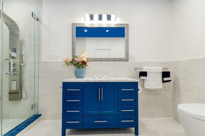 How do you make an old bathroom look new on a budget?