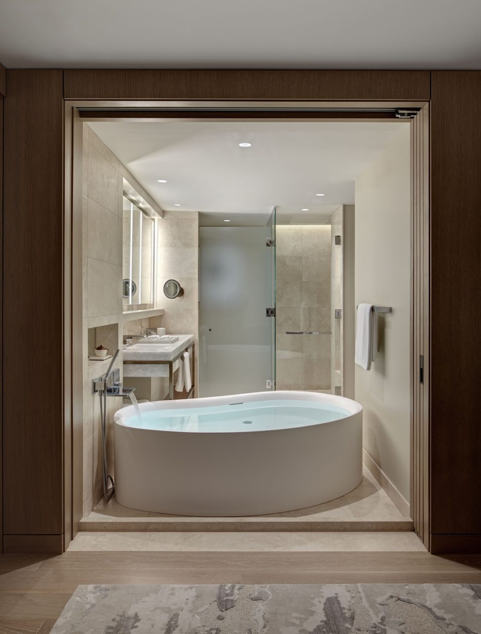 how can i make my bathroom look like a luxury hotel