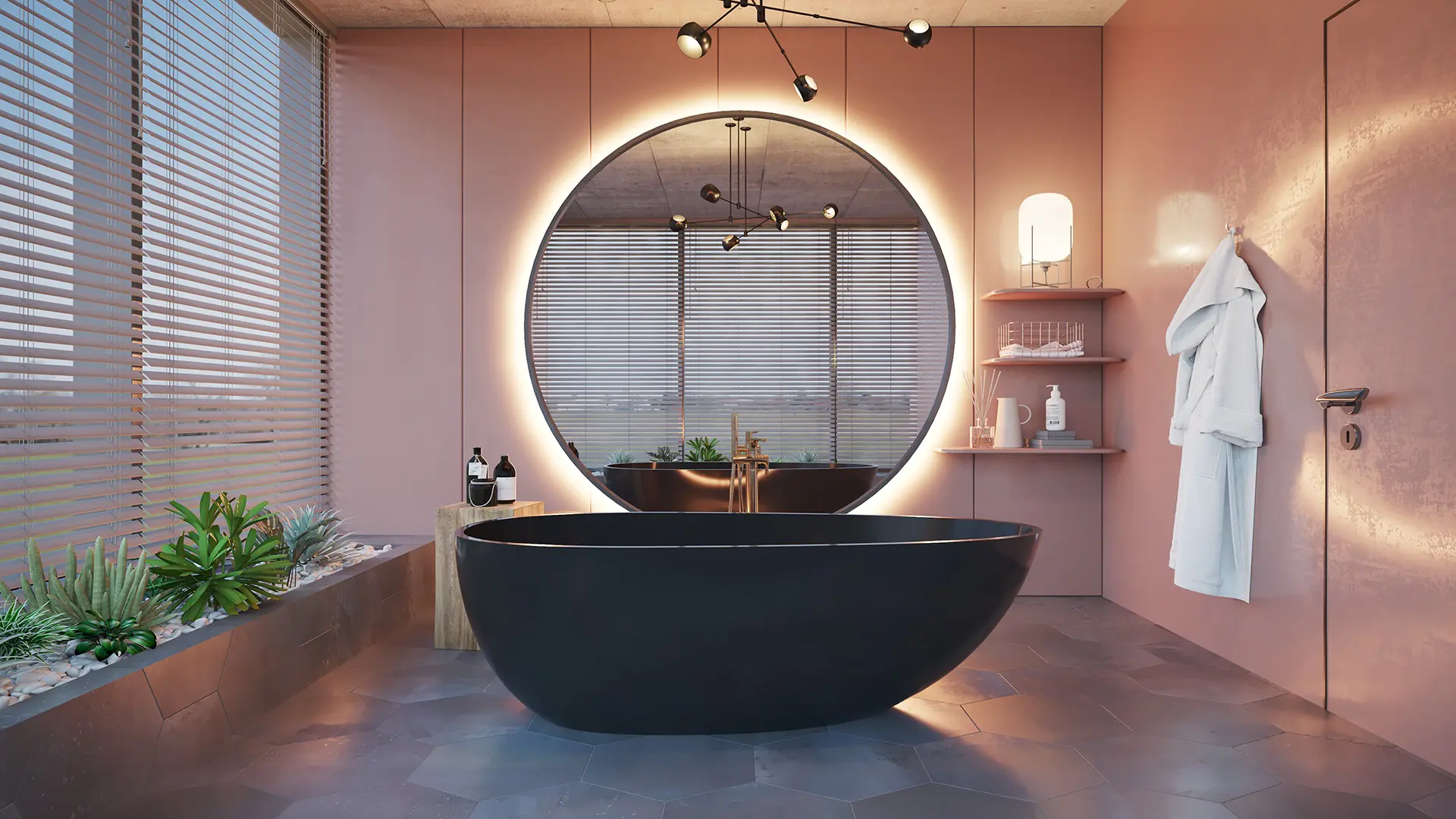 1700 soaking freestanding bathtub