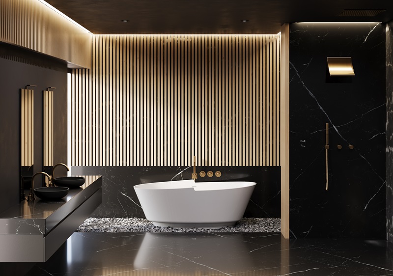 modern freestanding bathtub