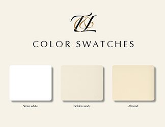 Color swatches for T&L tubs